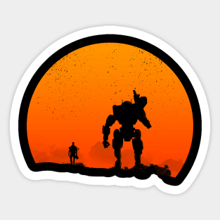 Pilot and Titan Sticker